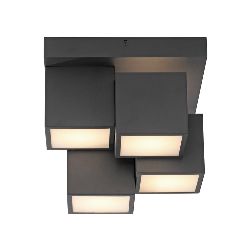Plafoniera Paul Neuhaus TETRIS 4xLED Negru