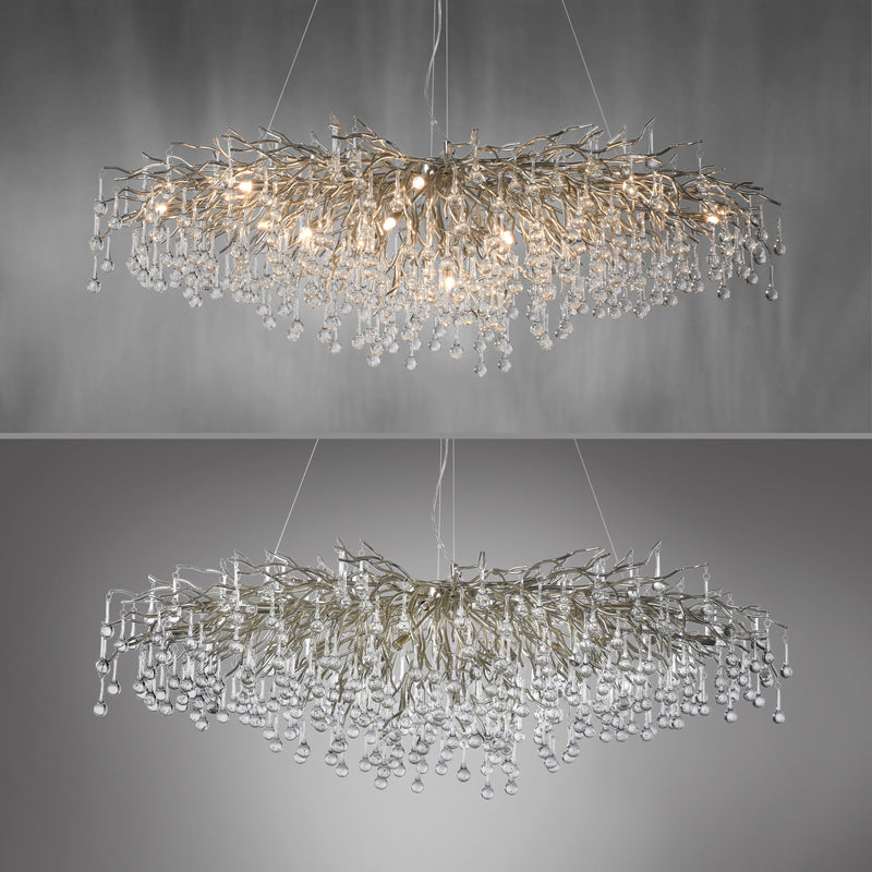 Lustra Paul Neuhaus ICICLE 15xG9 Otel