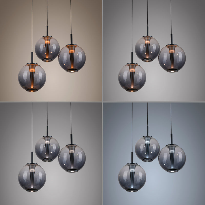 Lustra Paul Neuhaus PURE E-INFINITY 3xLED Gri
