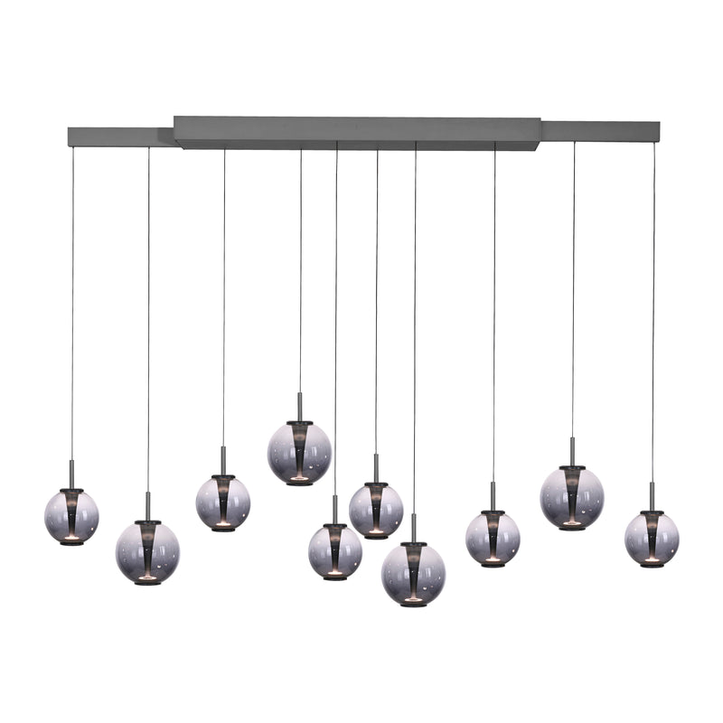 Lustra Paul Neuhaus PURE E-INFINITY 10xLED Gri