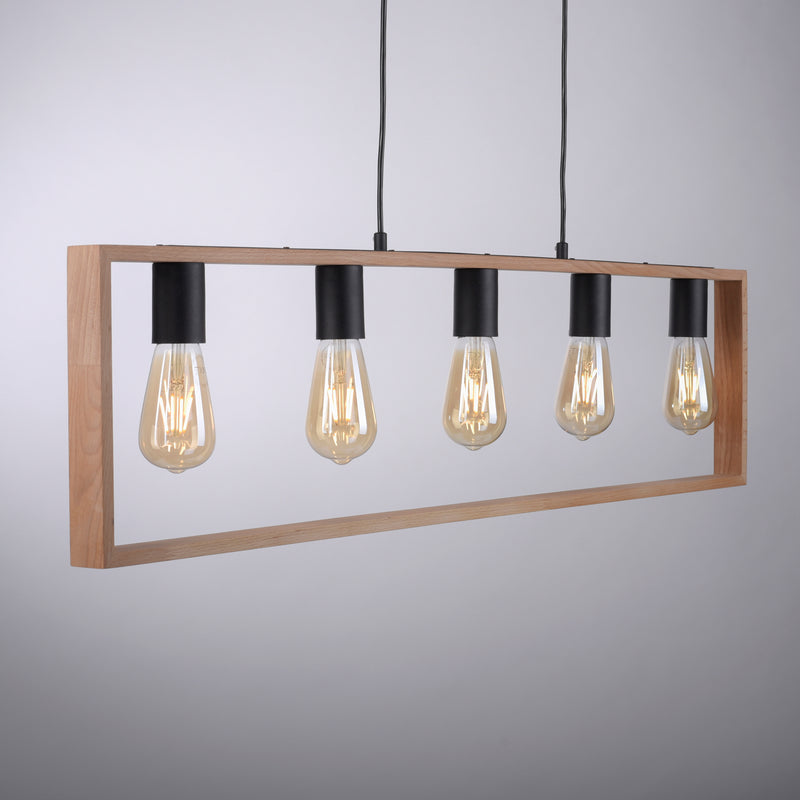 Lustra Paul Neuhaus FRANKY 5xE27 Negru