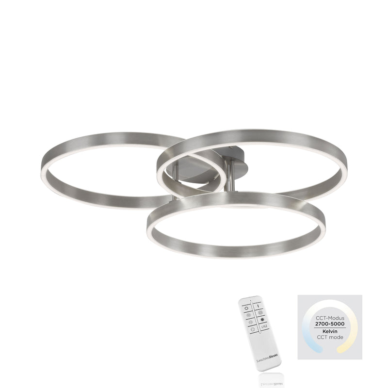 Plafoniera Paul Neuhaus PAAN 2xLED Argintiu