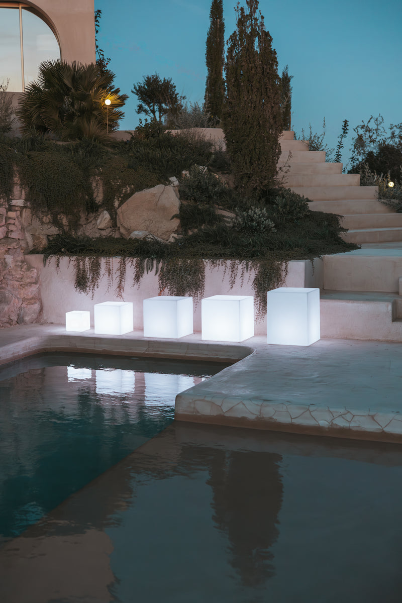 Lampa Exterior Newgarden CUBY LED Alb