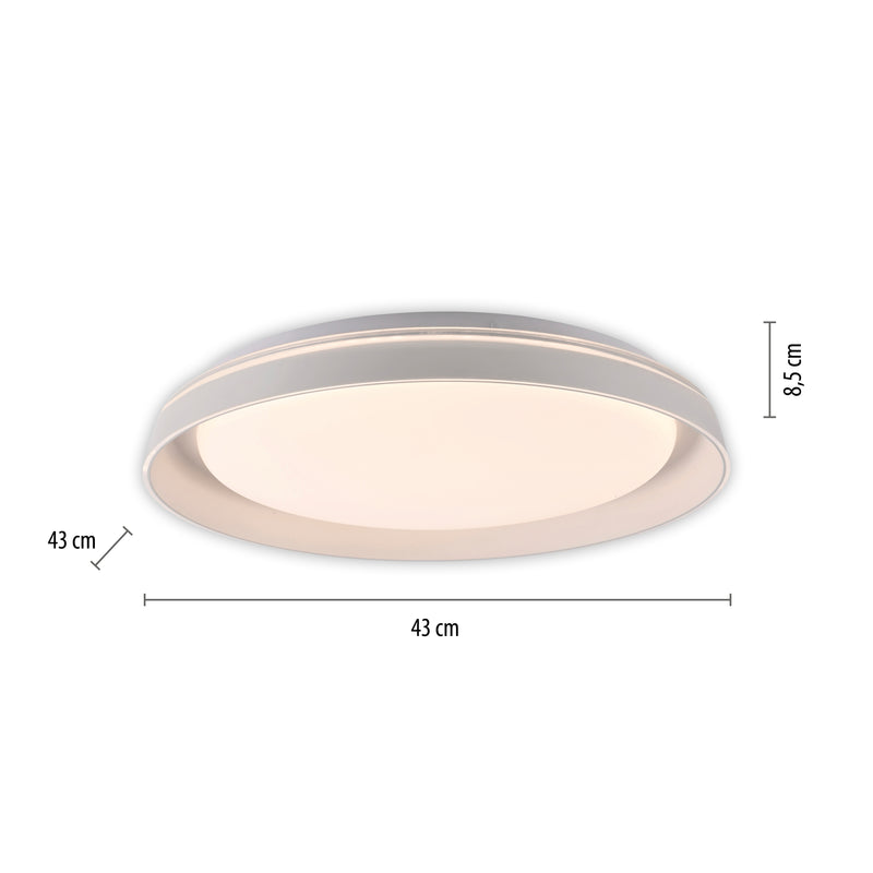 Plafoniera Paul Neuhaus SATI LED Alb