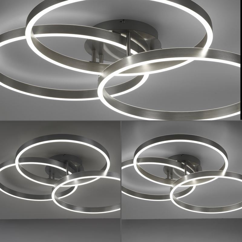 Plafoniera Paul Neuhaus PAAN 2xLED Argintiu