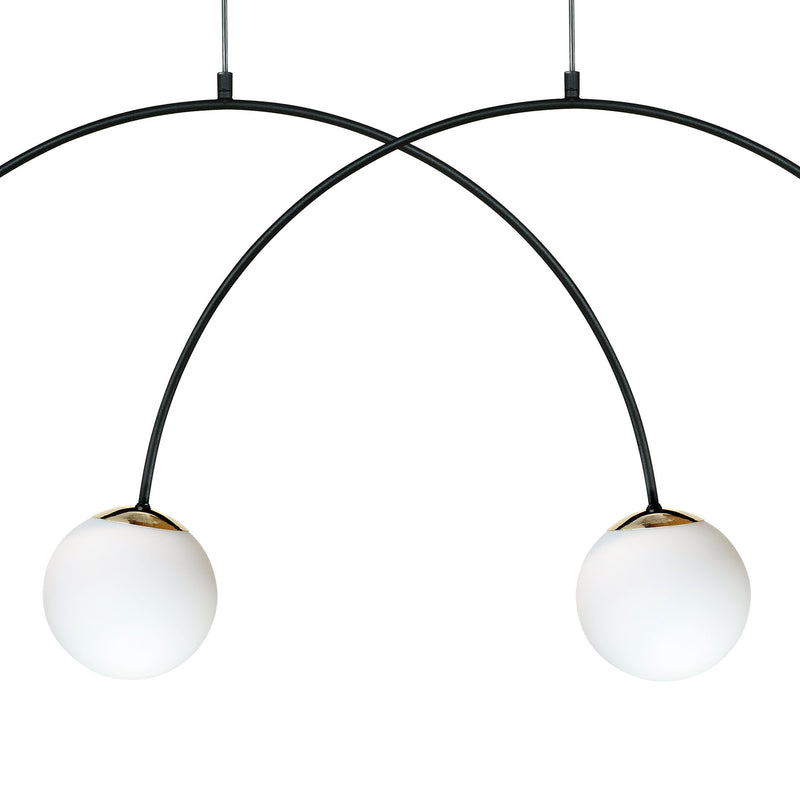 Lustra Zuma Line BOW 4xE14 Negru