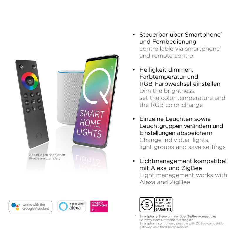 Lustra Paul Neuhaus Q-ARIAN 4xLED Antracit