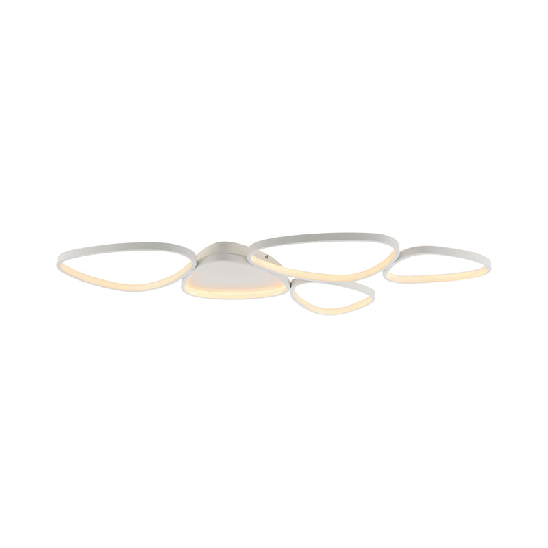 Plafoniera Zuma Line PEBBLES LED Alb