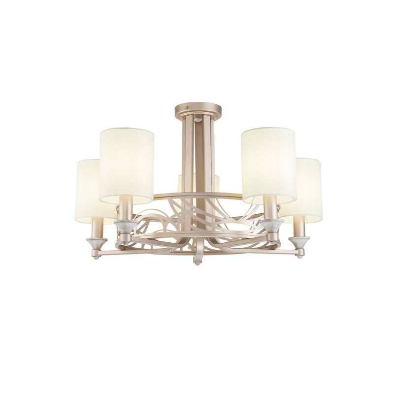 Lustra Living Maytoni Classic Vittoria Crem/Auriu, 5XE14