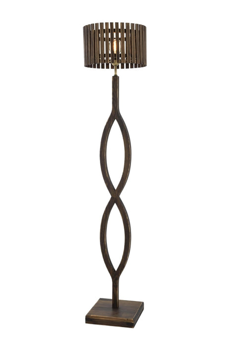 Lampadar stil modern, din metal, culoare antiq – HLM-9024-1E