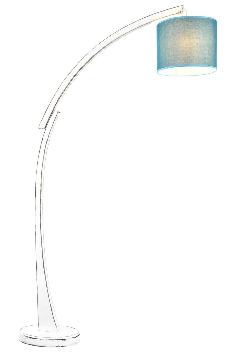 Lampadar stil modern, din metal, culoare alb