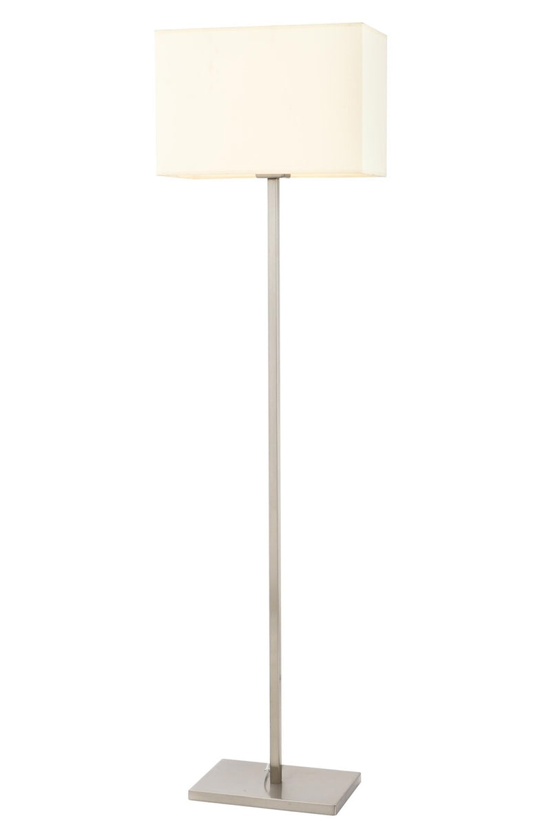 Lampadar stil modern, din metal, culoare nichel