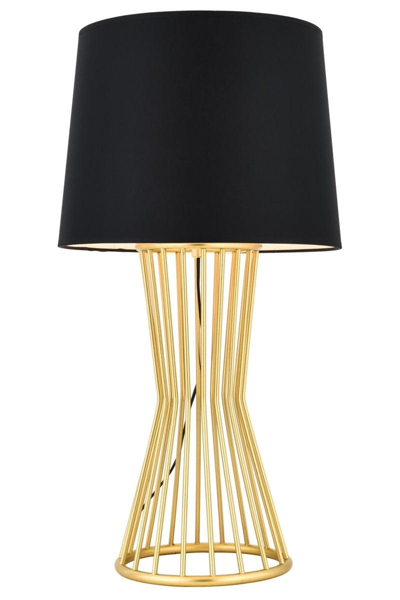 Veioza stil modern, din metal, culoare galben
