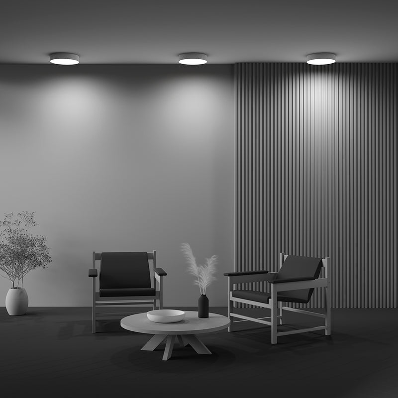 Lampa de tavan LED Maytoni Technical Zon, Alb, LED 36W, 2610lm 3000K