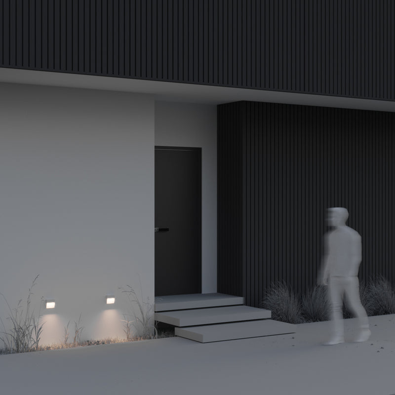 Lampa pentru iluminat scari Maytoni Outdoor Mane, Alb, LED 3W, 100lm 3000K