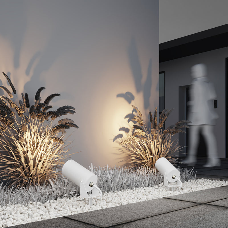 Spot Exterior LED Maytoni Outdoor Bern, Alb, LED 30W, 2800lm 3000K