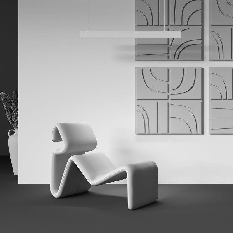 Lustra Modern Alb