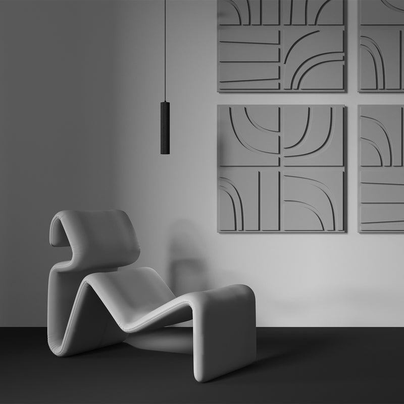 Lustra Modern Negru