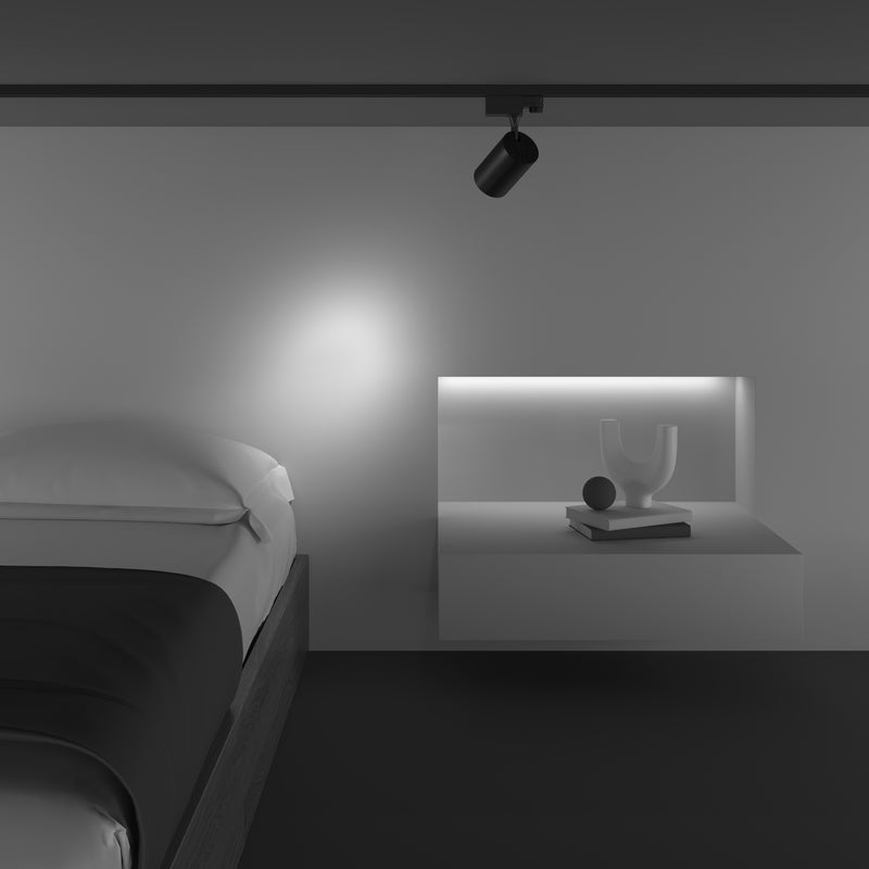 Proiector LED pentru sina cu 3 faze, Trinity Maytoni Technical Vuoro Negru