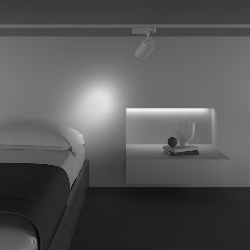 Proiector LED pentru sina cu 3 faze, Trinity Maytoni Technical Vuoro Alb