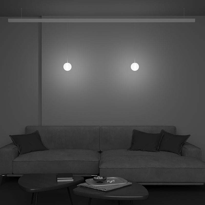 Lampa LED Suspendata pentru Sina Magnetica Exility Maytoni Technical Luna, Alb, LED 5W, 330lm 4000K