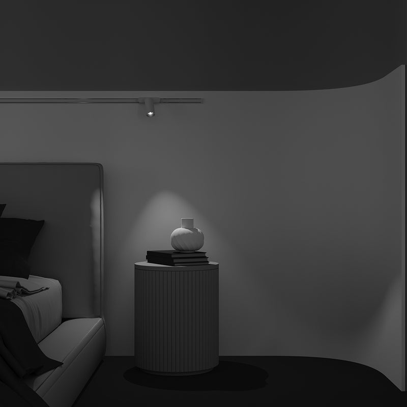 Proiector LED pentru sina magnetica Radity Maytoni Technical Focus LED, Alb, LED 12W, 1000lm 3000K