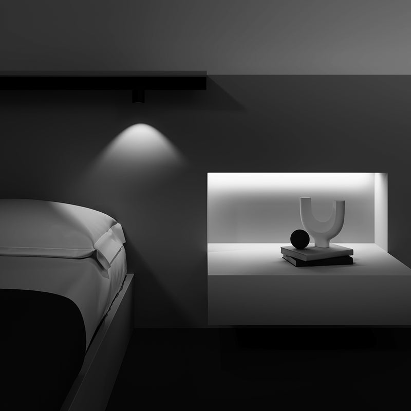 Proiector LED pentru sina magnetica Exility Maytoni Technical Alfa S, Negru, LED 7W, 330lm 3000K
