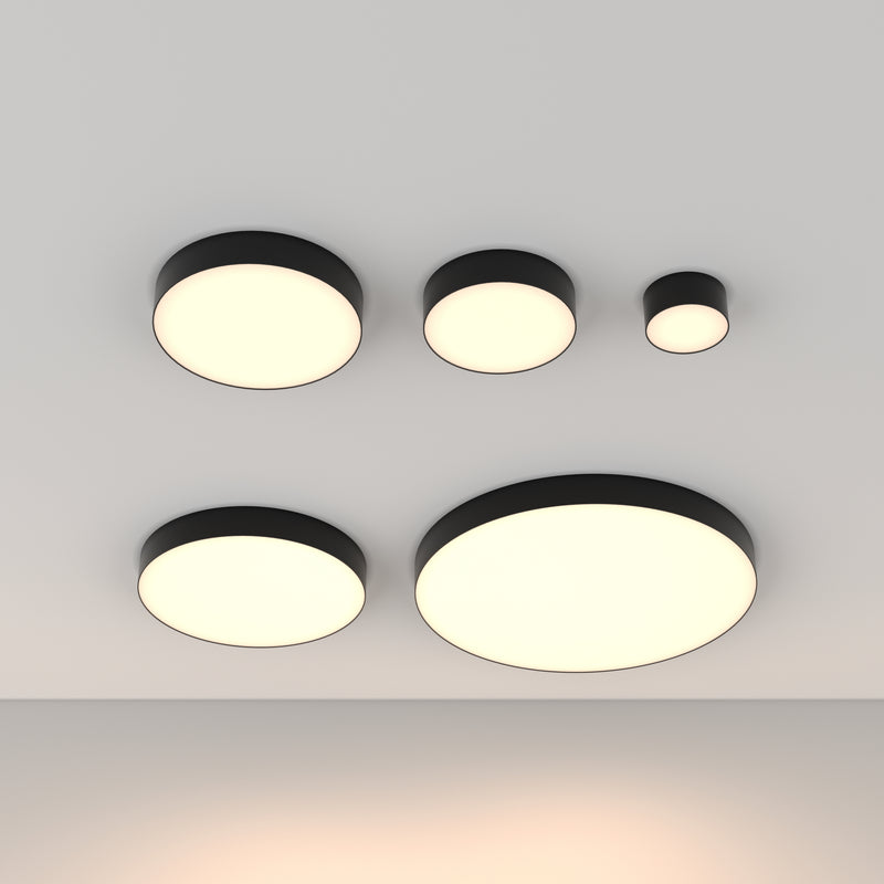 Lampa de tavan LED Maytoni Technical Zon, Negru, LED 36W, 1800lm 3000K