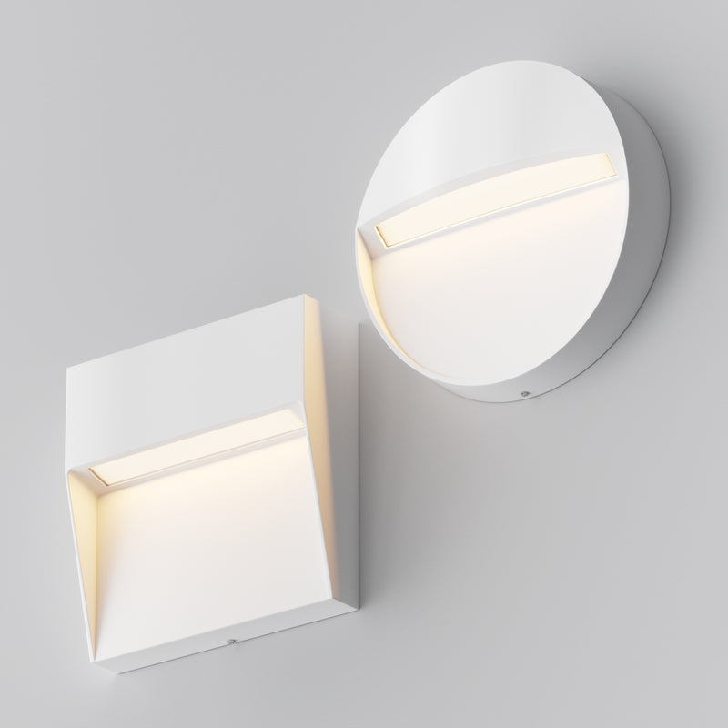Lampa pentru iluminat scari Maytoni Outdoor Mane, Alb, LED 3W, 100lm 3000K