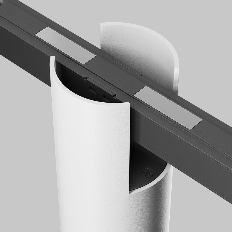 Corp iluminat pe sina Sistem Magnetic 23mm EXILITY Negru