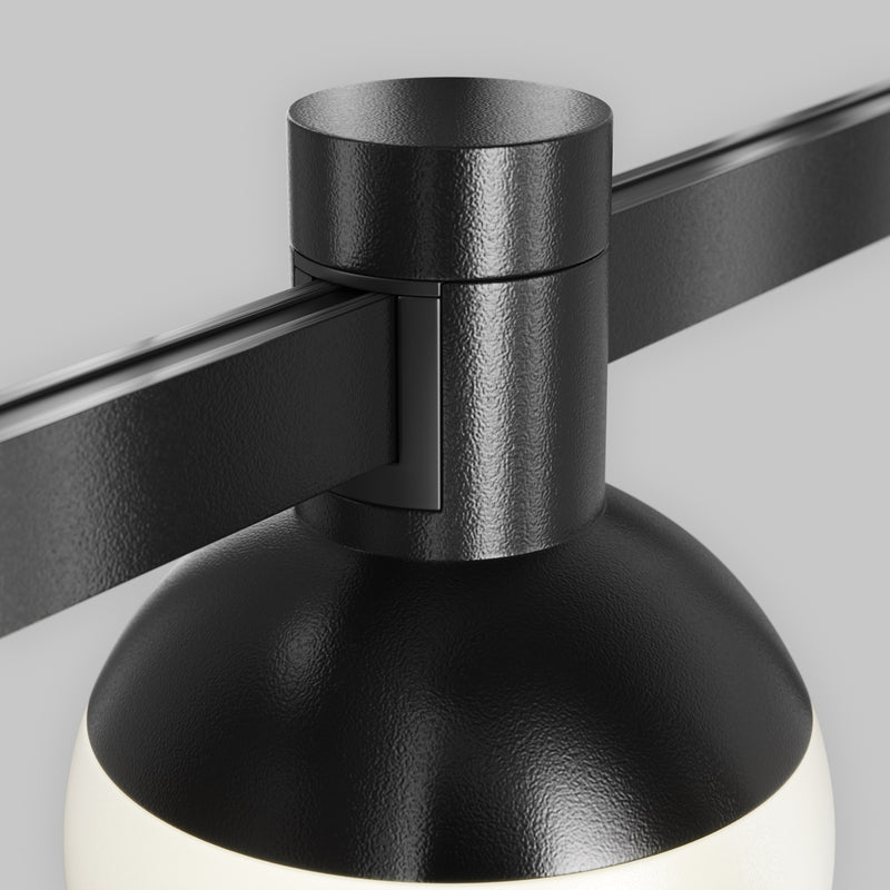 Corp iluminat pe sina Sistem Magnetic Modular FLARITY Negru