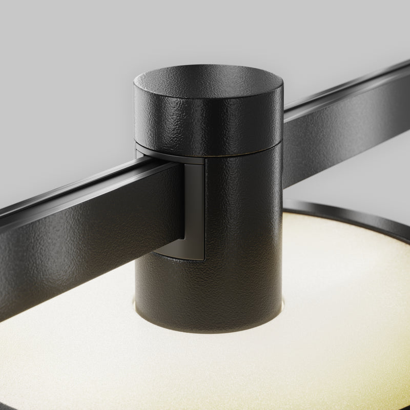 Corp iluminat pe sina Sistem Magnetic Modular FLARITY Negru