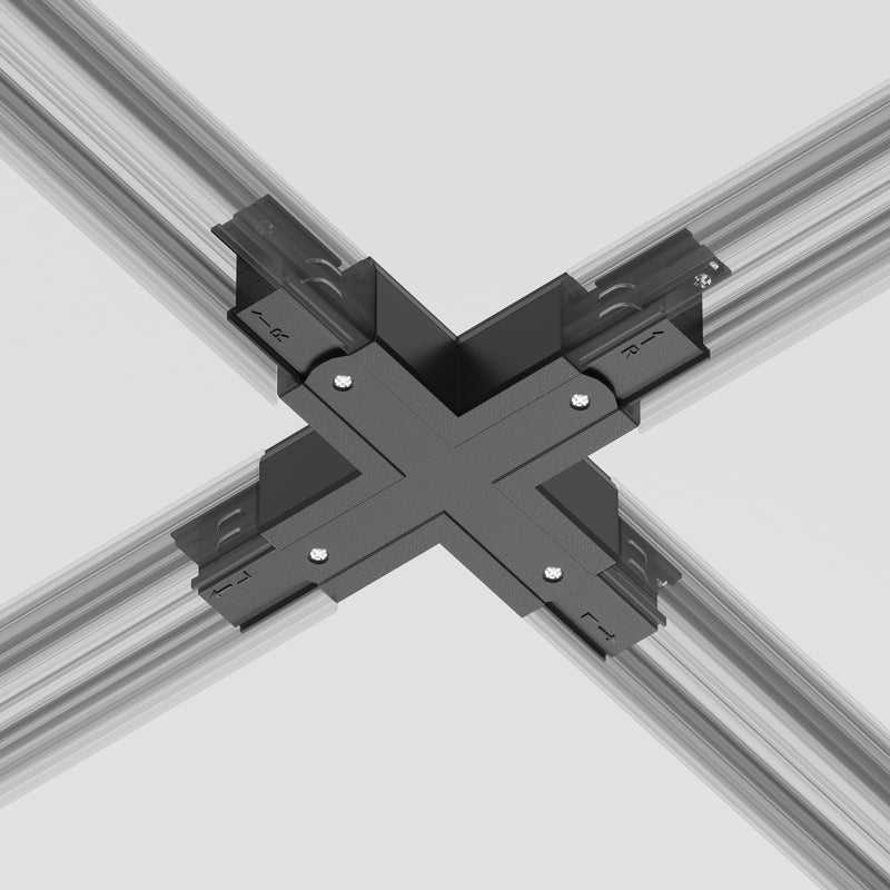 Accesorii pentru sina cu 3 faze Trinity Maytoni Technical Accessories for tracks Trinity Negru