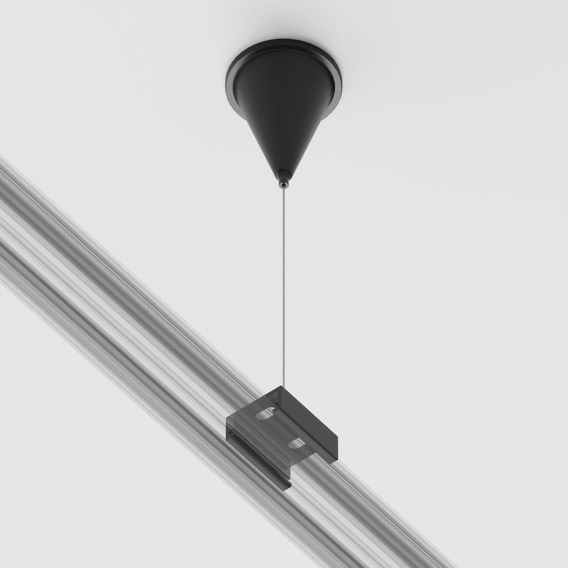 Accesorii pentru sina cu 3 faze Trinity Maytoni Technical Accessories for tracks Trinity Negru