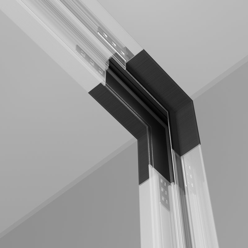 Accesorii pentru Sina Magnetica Incastrata Exility Maytoni Technical Accessories for tracks Exility, Negru