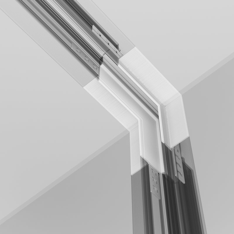 Accesorii pentru Sina Magnetica Incastrata Exility Maytoni Technical Accessories for tracks Exility, Alb