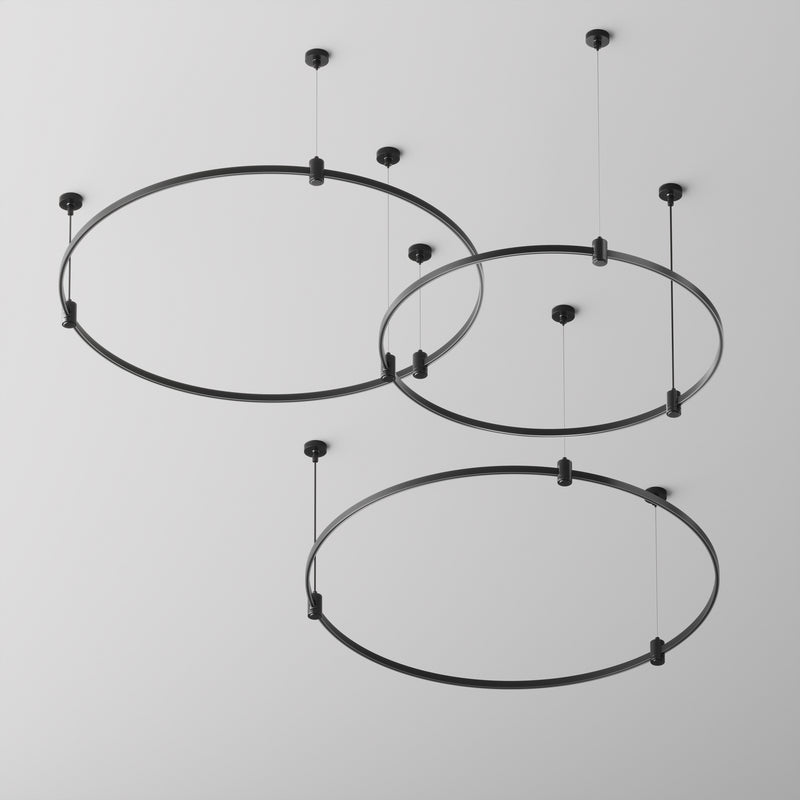 Corp iluminat pe sina Sistem Magnetic Modular FLARITY Negru