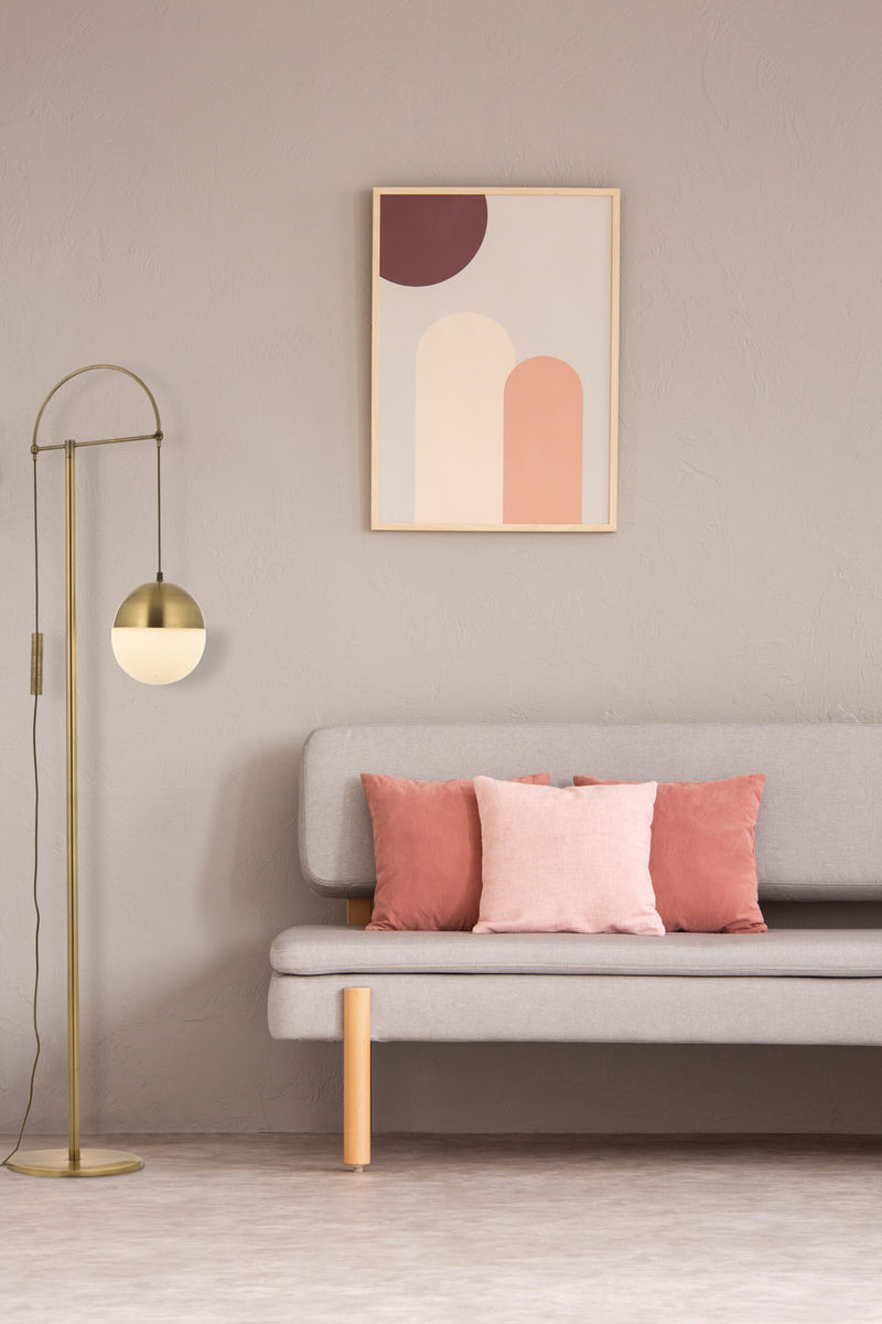Lampadar living Avonni Antic, 1XE27