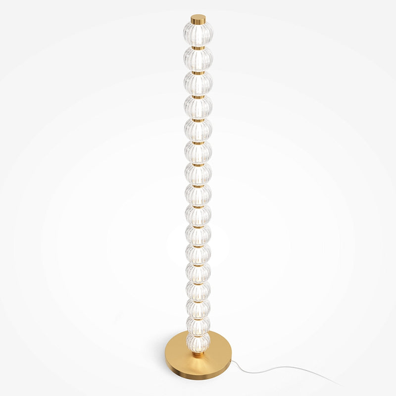 Lampadar LED Maytoni Modern Amulet, Auriu, LED 33W, 1550lm 3000K