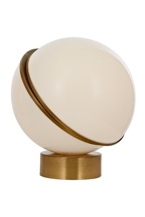 Lampă de birou Avonni ML-1861-1EB, finisaj antichizat, Ø15 cm, 1xE14, metal și plexiglas, design vintage elegant