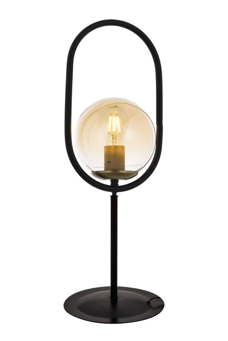 Veioza stil modern, din metal, culoare negru – ML-4275-1BSY