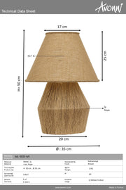 Veioza dormitor Avonni Maro, 1XE27, ML-9131-M1 - AsiHome