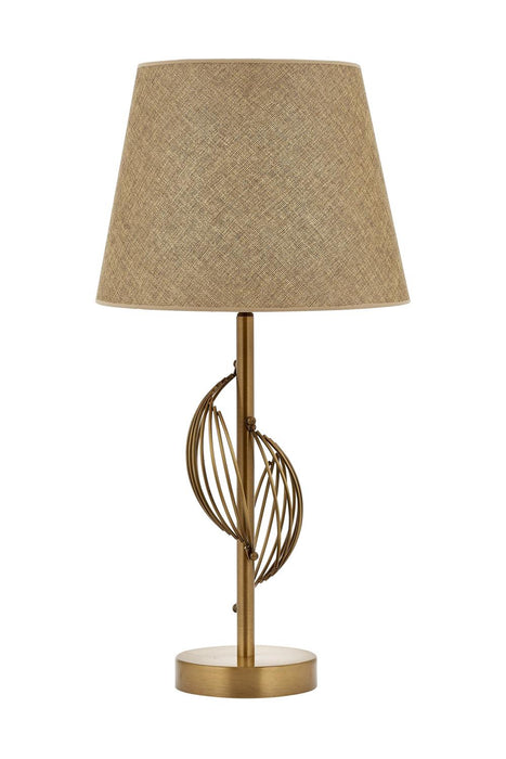 Lampă de birou Avonni ML-9133-1E, finisaj antichizat, , 1xE27, metal și textil, design vintage elegant