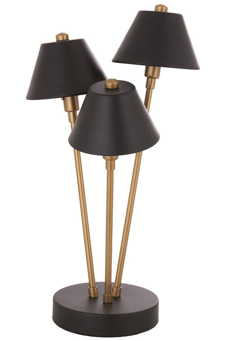 Lampă de birou Avonni ML-9147-3BSY, finisaj antichizat și negru, Ø25 cm, 1xE27, metal, design vintage elegant