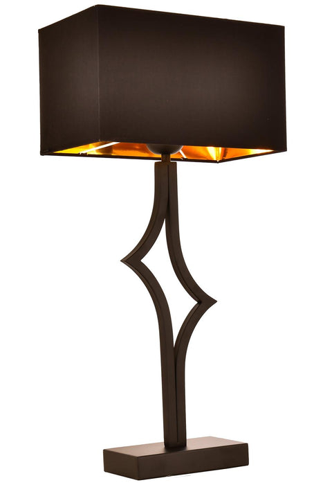 Lampă de birou Avonni ML-9148-1BSY, vopsea neagră, , 1xE27, metal și textil, design vintage elegant