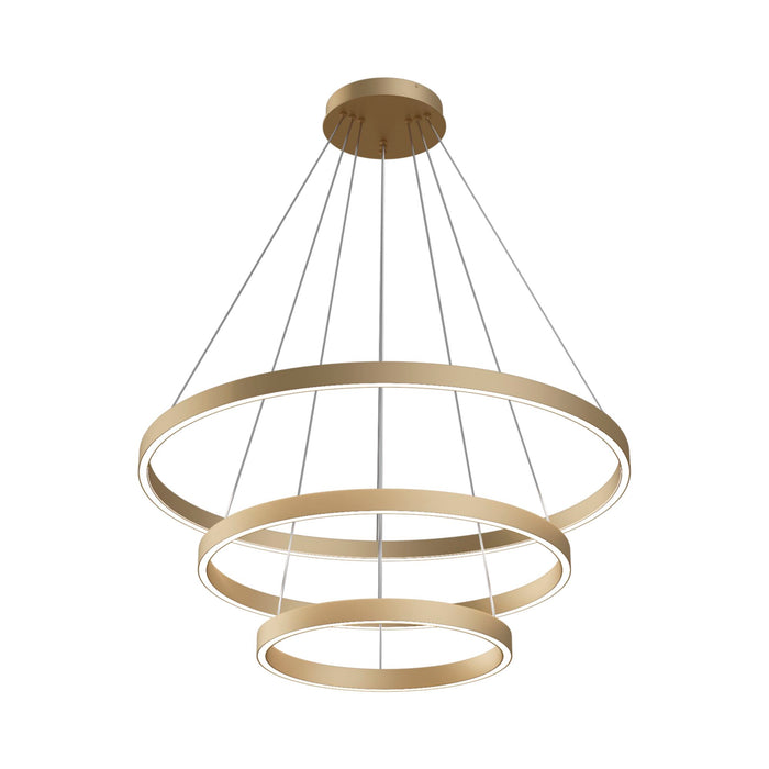 Lustră LED suspendată Maytoni Rim MOD058PL-L100BS3K, 115W, Ø80 cm, brass, lumină caldă 3000K