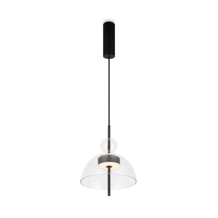 Lustra LED Maytoni Modern Bangkok, Negru, LED 12W, 1200lm 3000K MOD185PL-L6B3K1