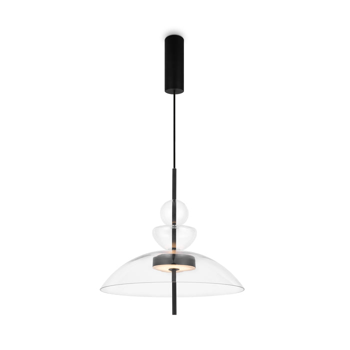 Lustra LED Maytoni Modern Bangkok, Negru, LED 12W, 1200lm 3000K MOD185PL-L6B3K3