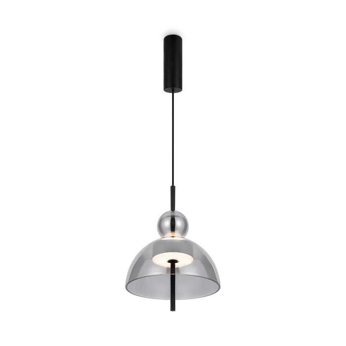 Lustra LED Maytoni Modern Bangkok, Negru, LED 12W, 1200lm 3000K MOD185PL-L6B3K4