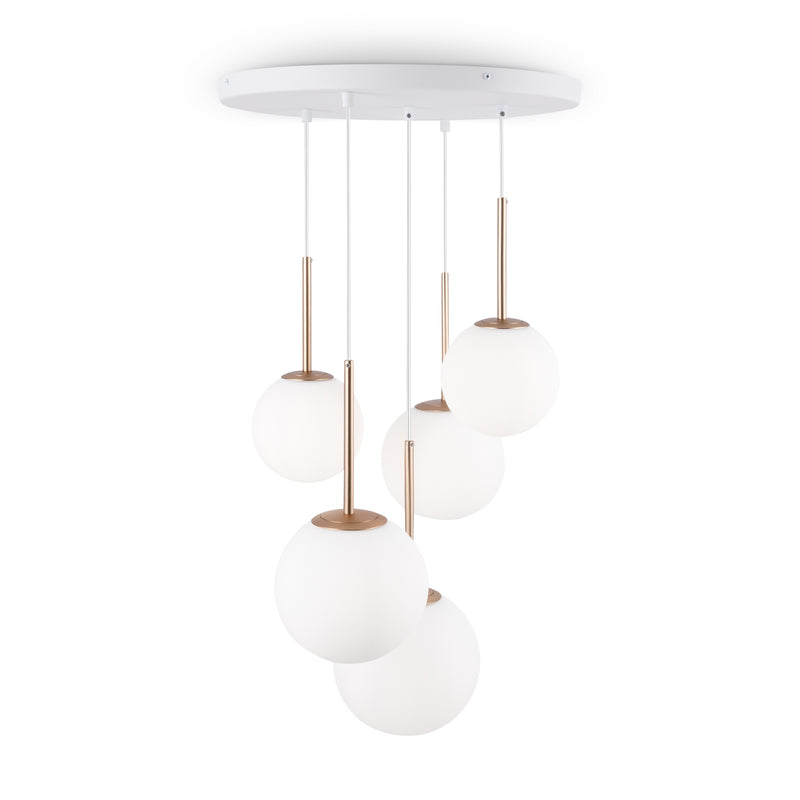 Lustra Living Maytoni Basic form Auriu, 5XE14